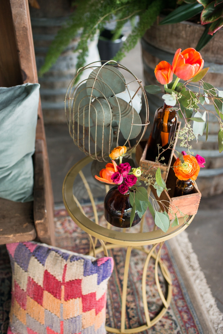 Captured & Engaged: Bold & Eclectic Engagement Party Inspiration via TheELD.com