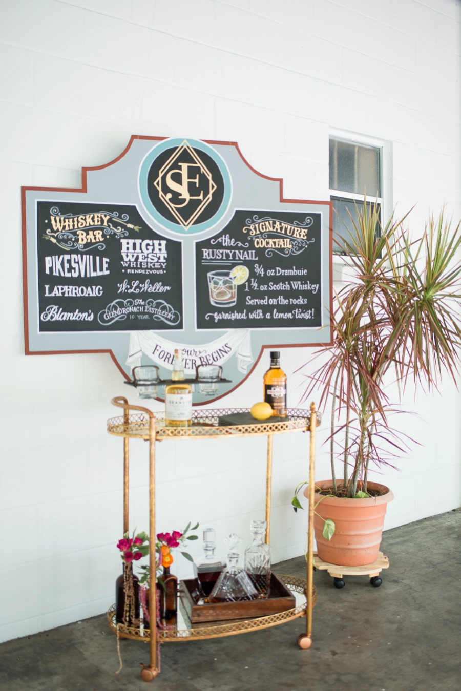 Captured & Engaged: Bold & Eclectic Engagement Party Inspiration via TheELD.com