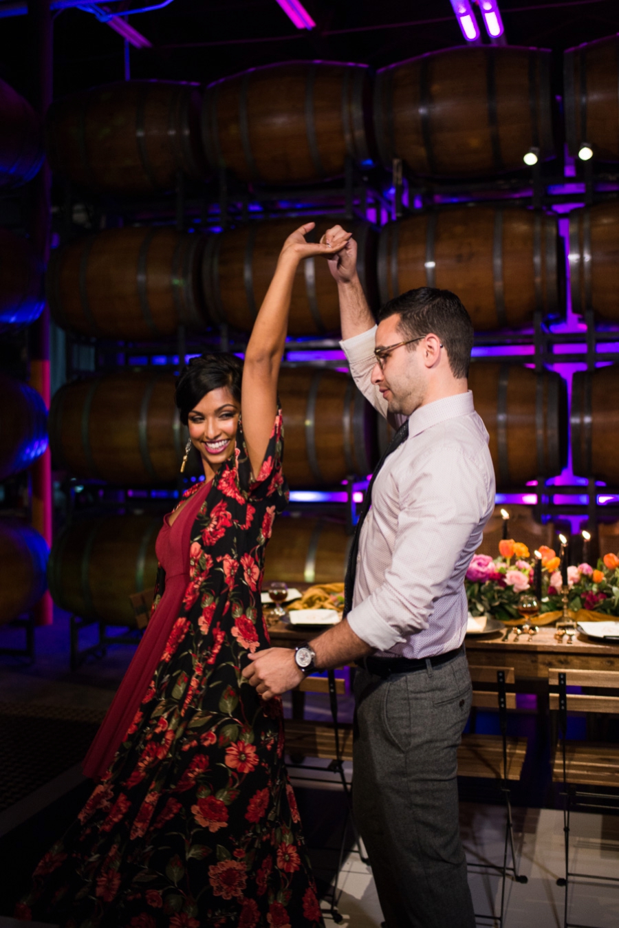 Captured & Engaged: Bold & Eclectic Engagement Party Inspiration via TheELD.com