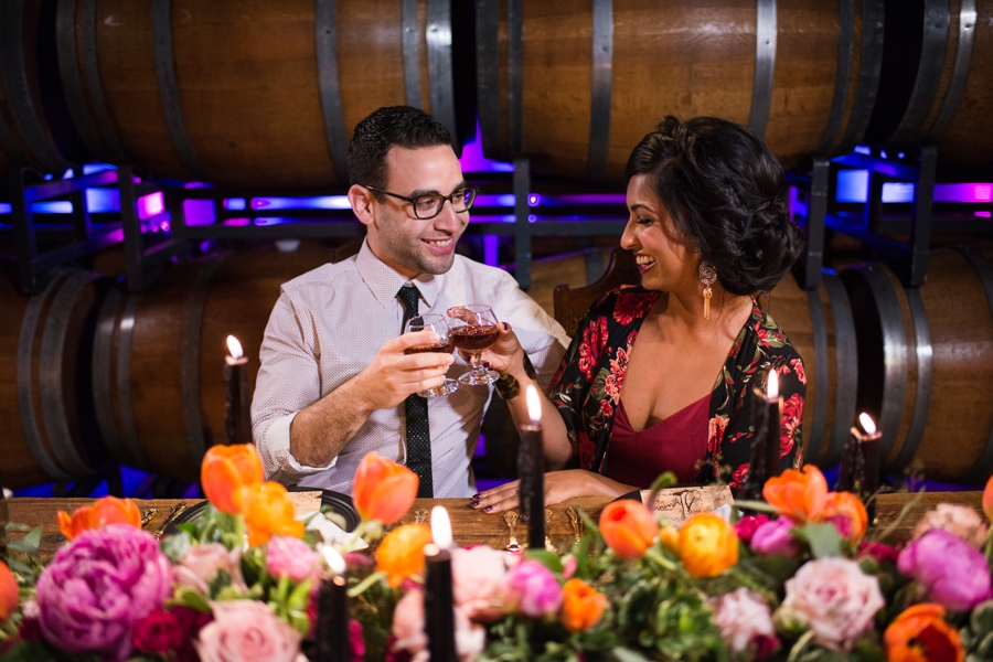 Captured & Engaged: Bold & Eclectic Engagement Party Inspiration via TheELD.com