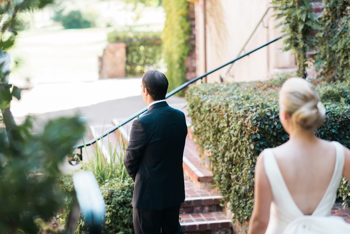 Elegant Green & White Sonoma Wedding via TheELD.com