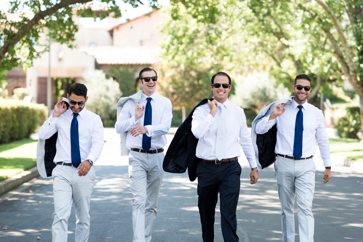 Elegant Green & White Sonoma Wedding via TheELD.com