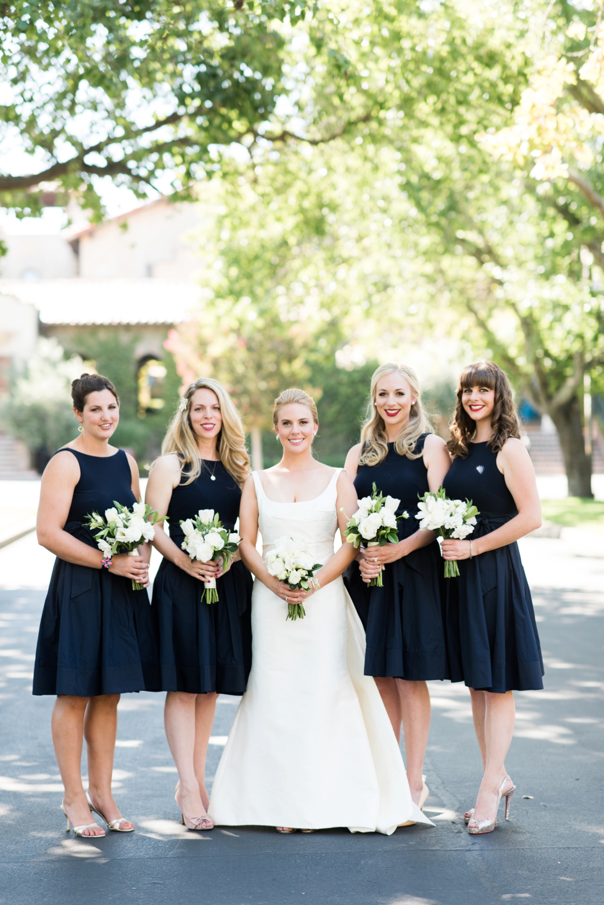 Elegant Green & White Sonoma Wedding via TheELD.com