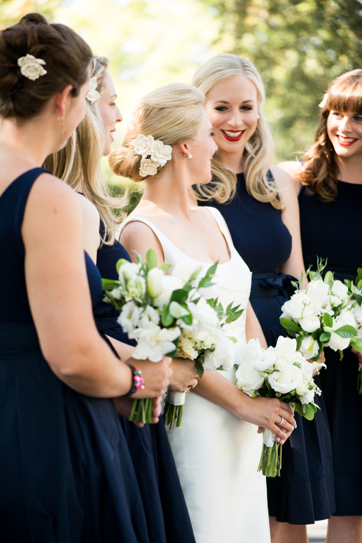 Elegant Green & White Sonoma Wedding via TheELD.com