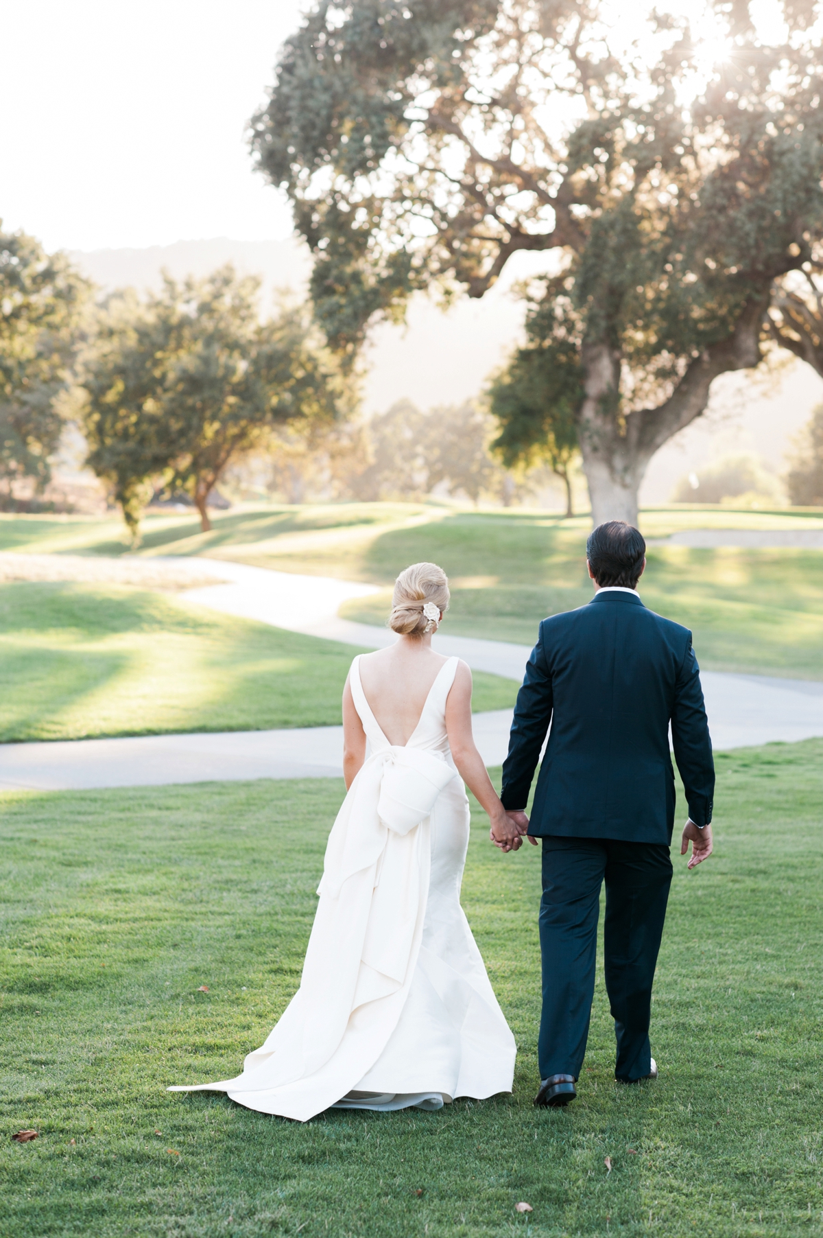 Elegant Green & White Sonoma Wedding via TheELD.com