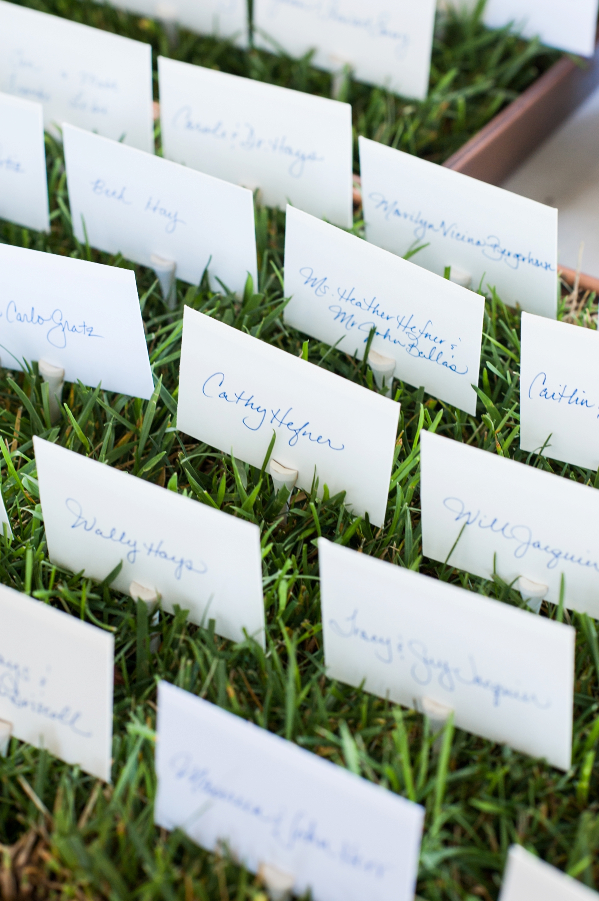 Elegant Green & White Sonoma Wedding via TheELD.com