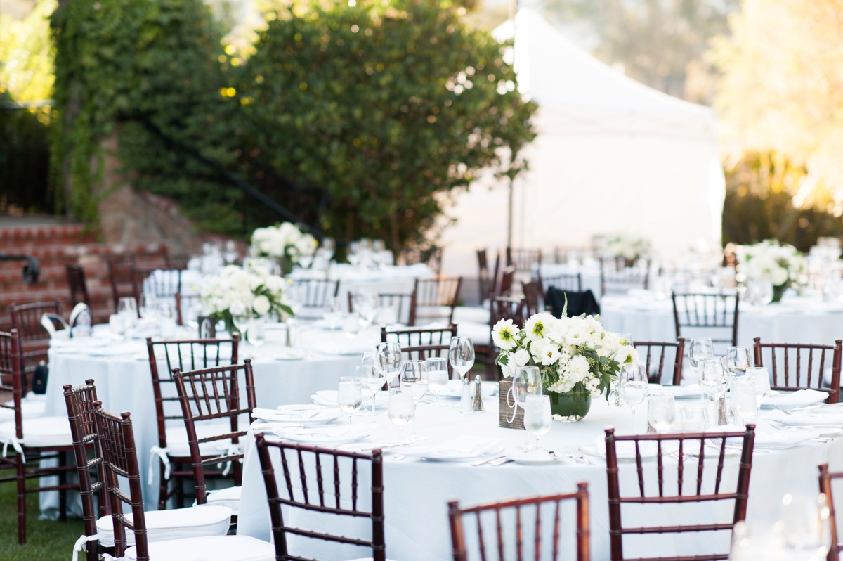 Elegant Green & White Sonoma Wedding via TheELD.com
