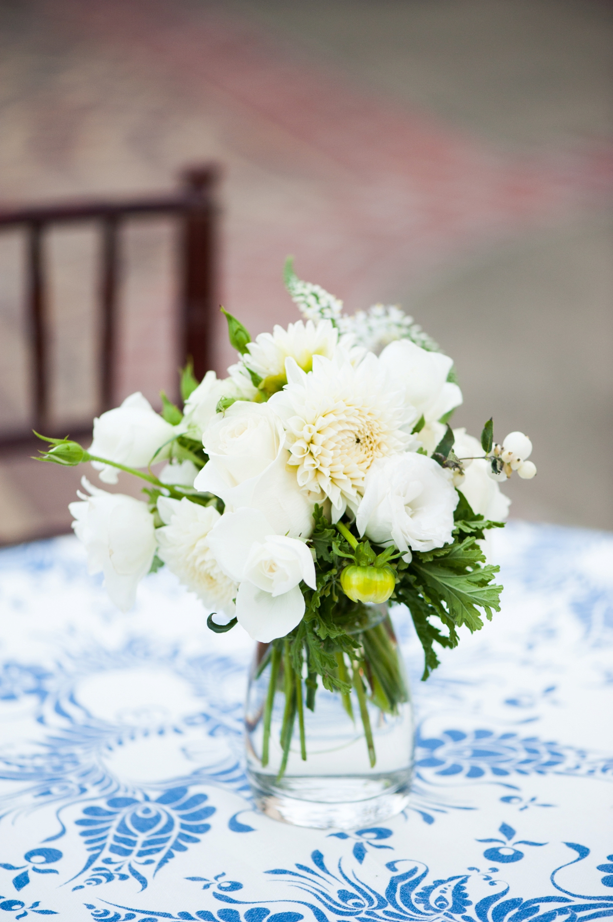 Elegant Green & White Sonoma Wedding via TheELD.com