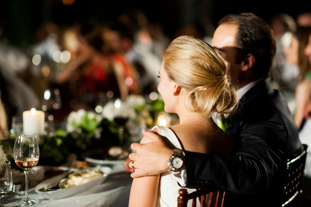 Elegant Green & White Sonoma Wedding via TheELD.com