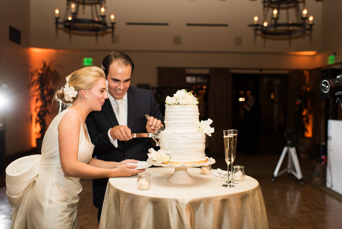 Elegant Green & White Sonoma Wedding via TheELD.com