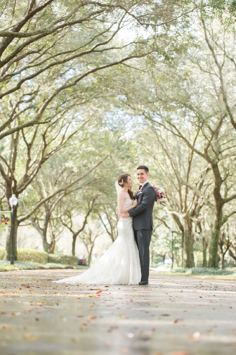 Elegant Pink & Red Wine Themed Wedding via TheELD.com