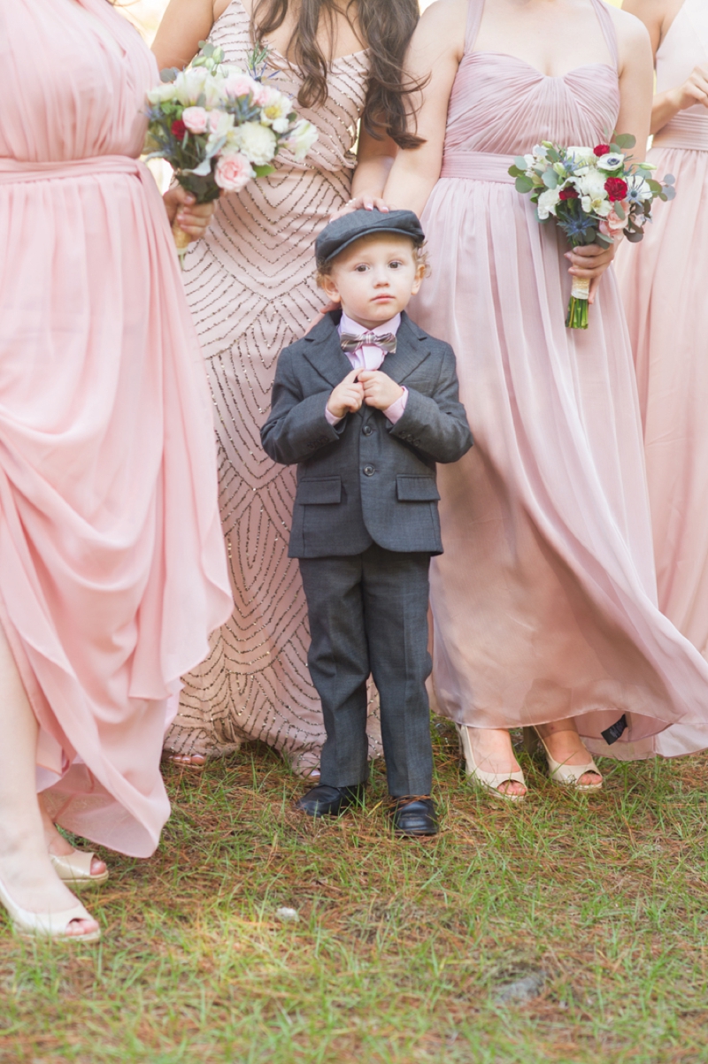 Elegant Pink & Red Wine Themed Wedding via TheELD.com