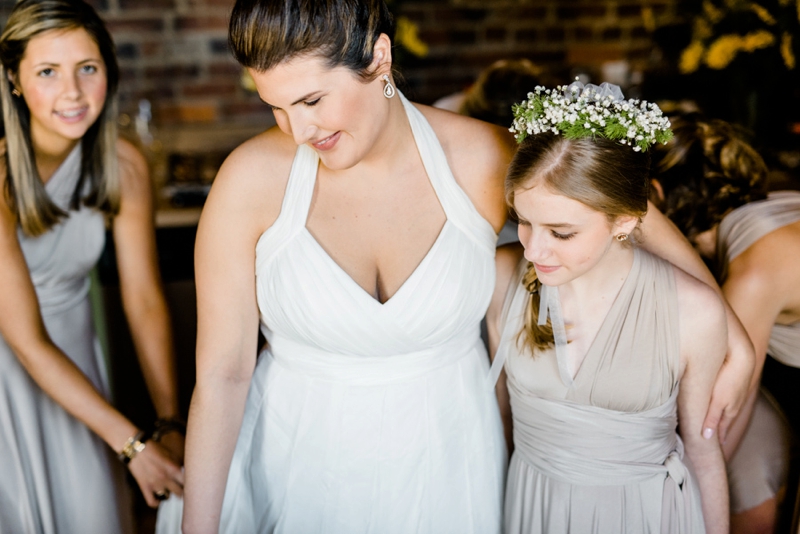 Romantic Champagne & Blush Farm Wedding via TheELD.com