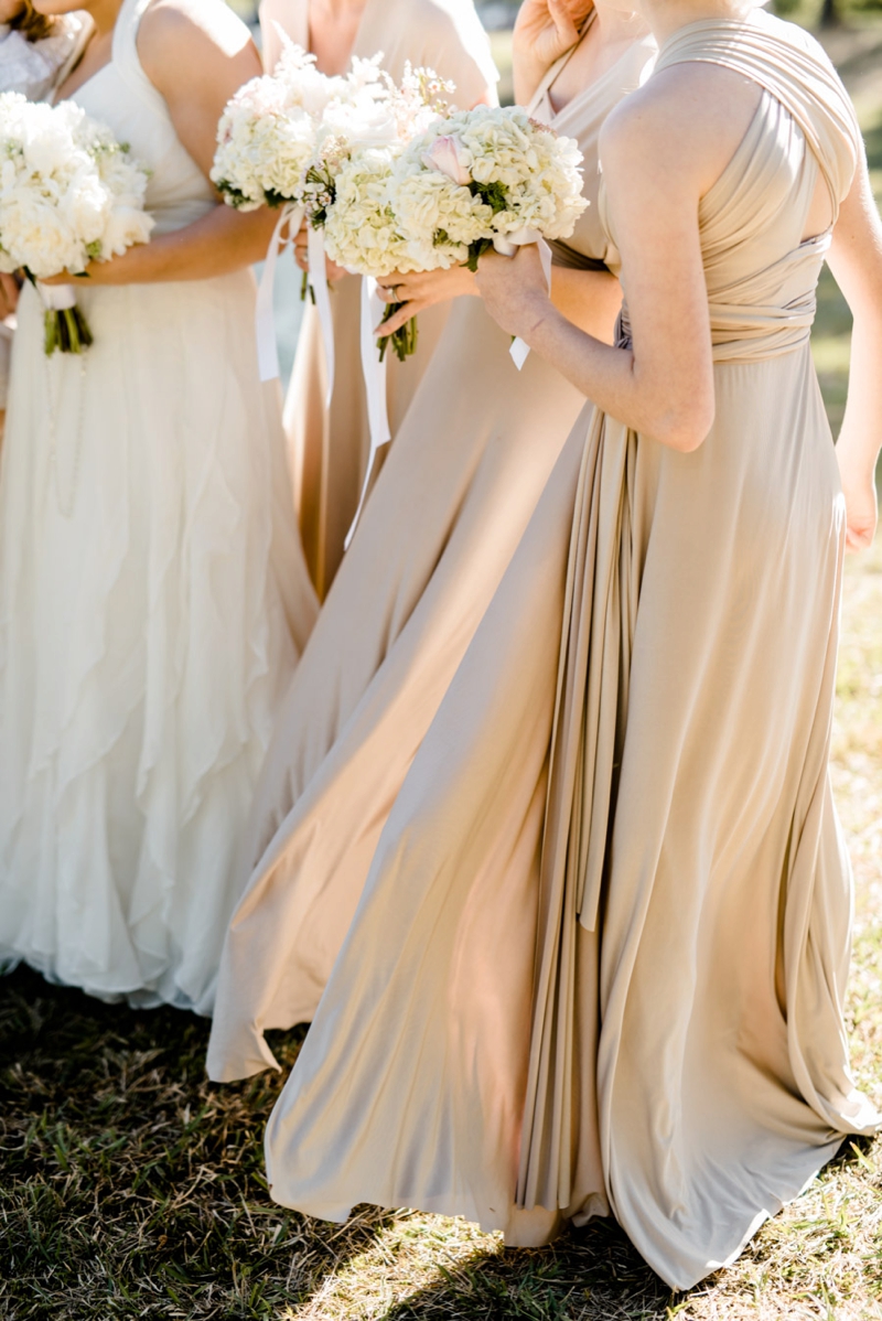 Romantic Champagne & Blush Farm Wedding via TheELD.com