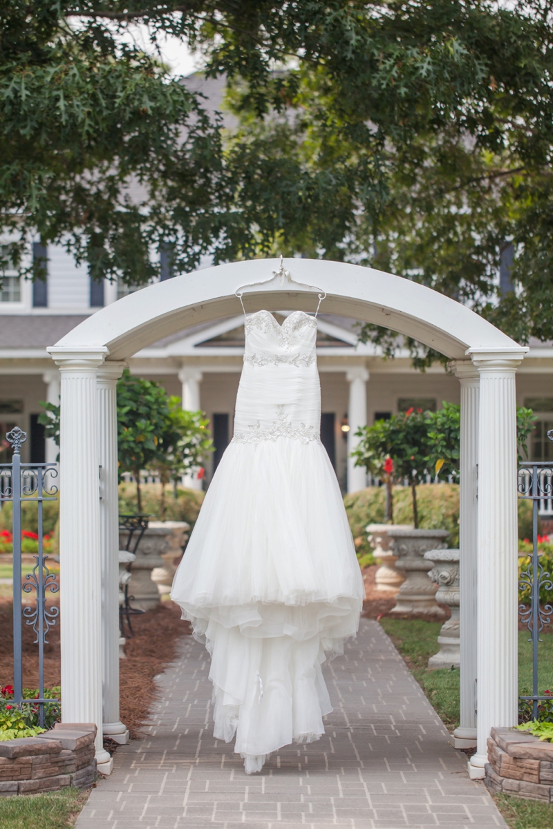 Elegant Pink & Gray North Carolina Wedding via TheELD.com