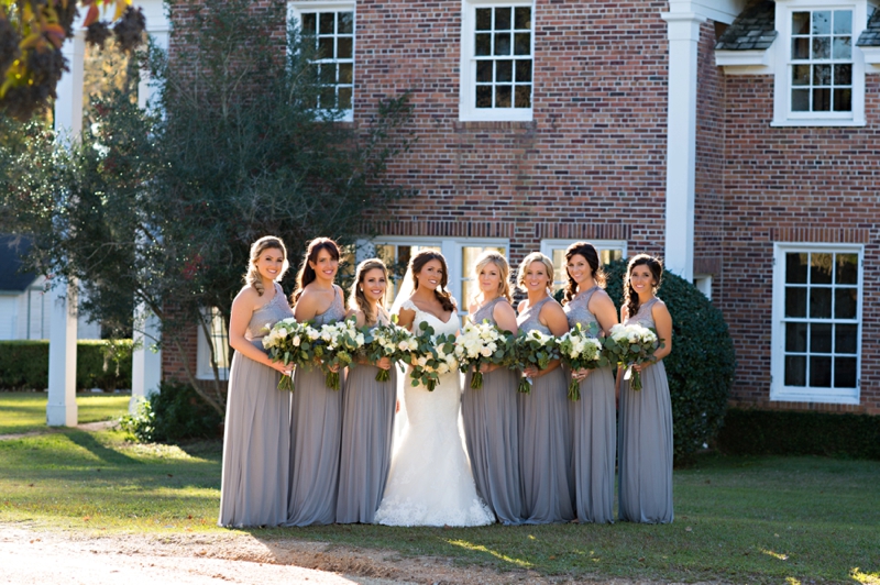 A Southern Elegant Green & White Wedding In Georgia via TheELD.com