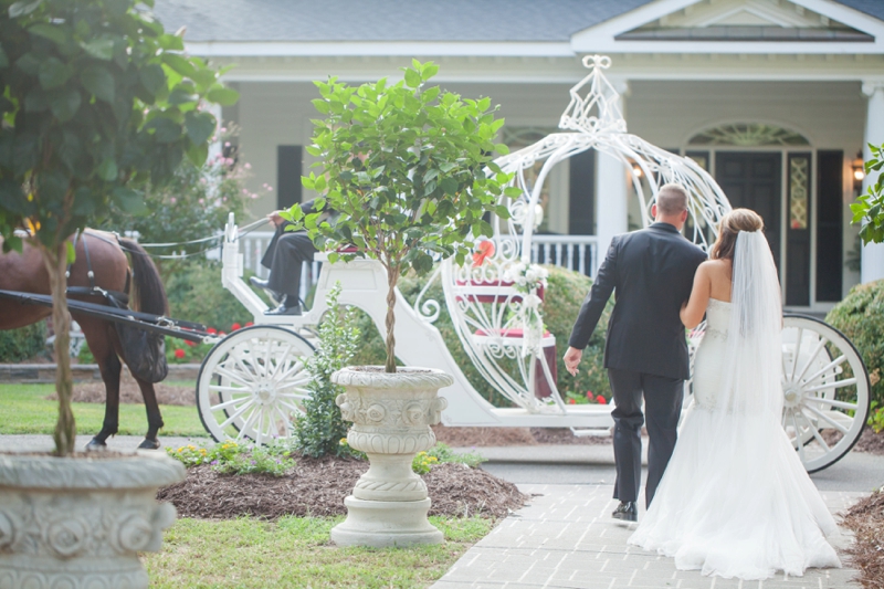 Elegant Pink & Gray North Carolina Wedding via TheELD.com