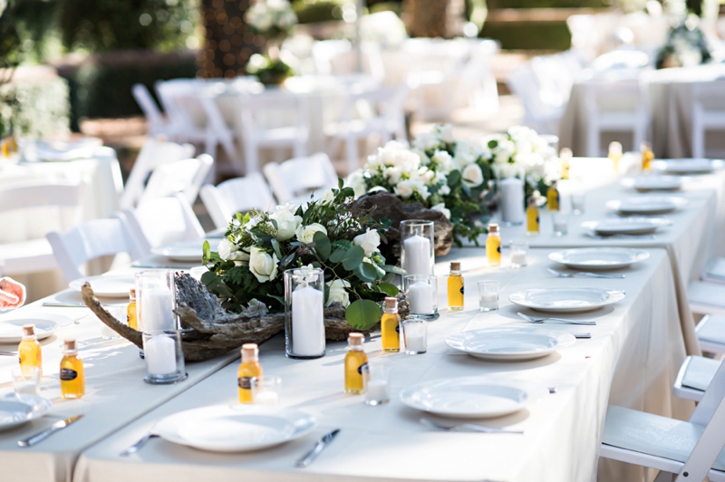 A Southern Elegant Green & White Wedding In Georgia via TheELD.com