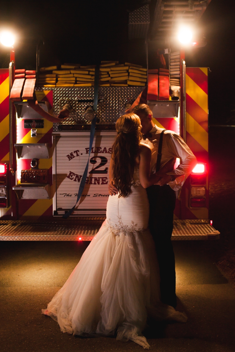 Elegant Pink & Gray North Carolina Wedding via TheELD.com