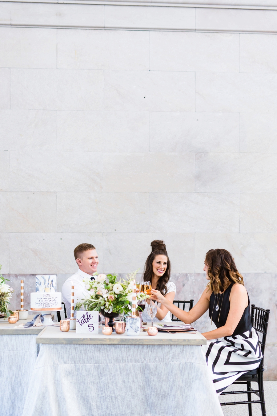 City Chic Marble Inspired Wedding Ideas via TheELD.com