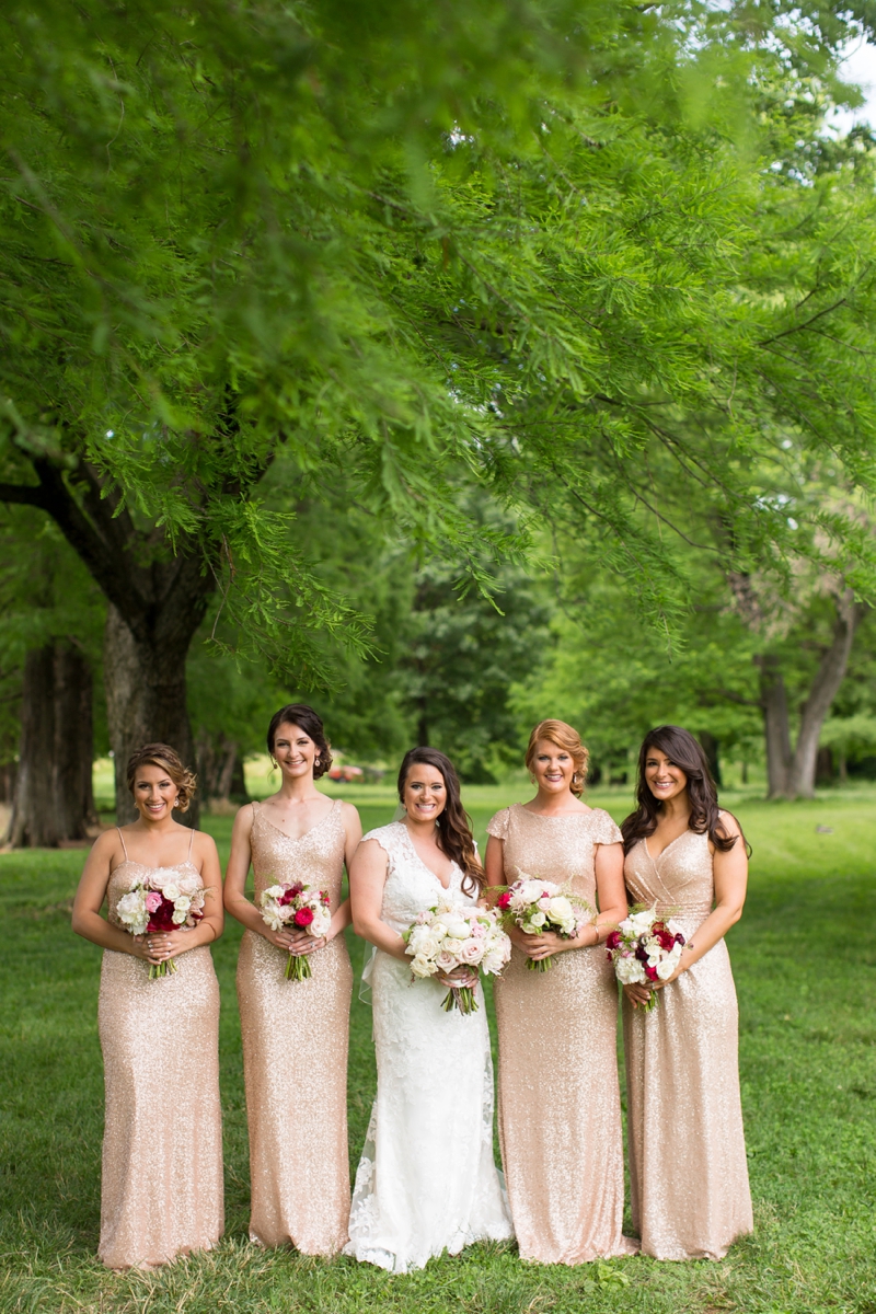 Gorgeous Pink & Red St. Louis Wedding via TheELD.com