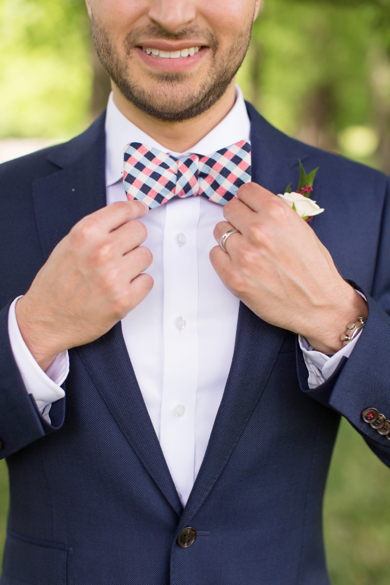 Gorgeous Pink & Red St. Louis Wedding via TheELD.com