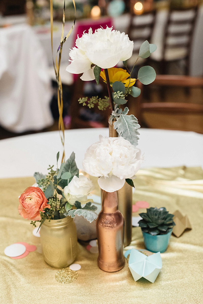 Fun & Eclectic 90s Themed Wedding via TheELD.com