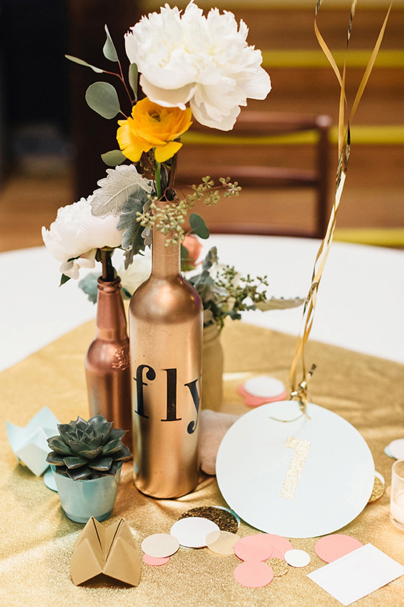 Fun & Eclectic 90s Themed Wedding via TheELD.com