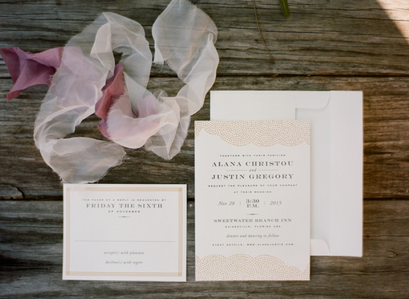 A Navy & Gold Gainesville Wedding via TheELD.com