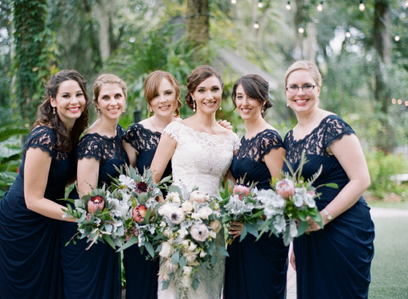 A Navy & Gold Gainesville Wedding via TheELD.com