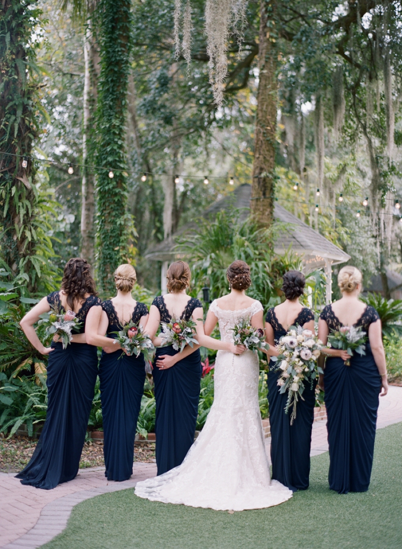 A Navy & Gold Gainesville Wedding via TheELD.com