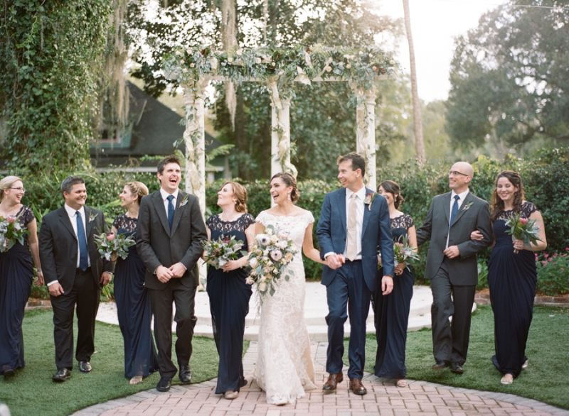 A Navy & Gold Gainesville Wedding via TheELD.com