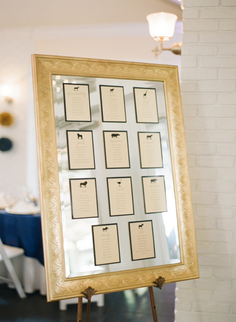 A Navy & Gold Gainesville Wedding via TheELD.com