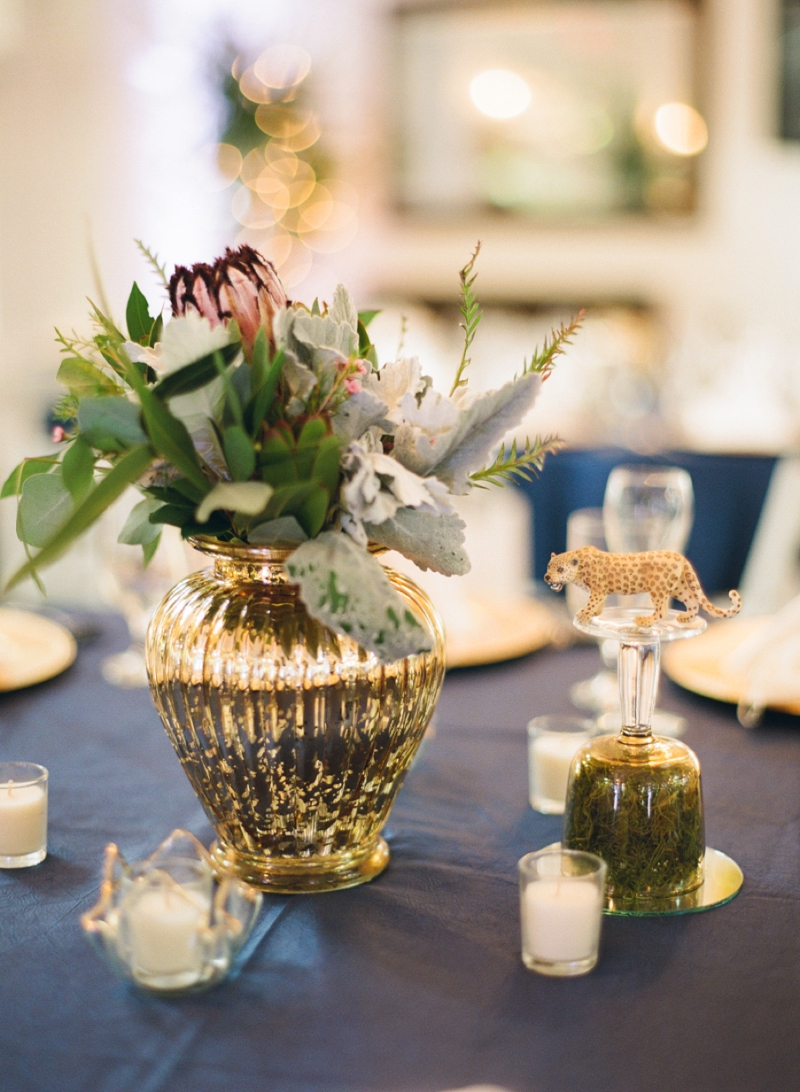 A Navy & Gold Gainesville Wedding via TheELD.com