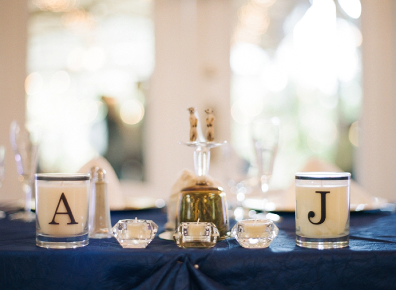 A Navy & Gold Gainesville Wedding via TheELD.com