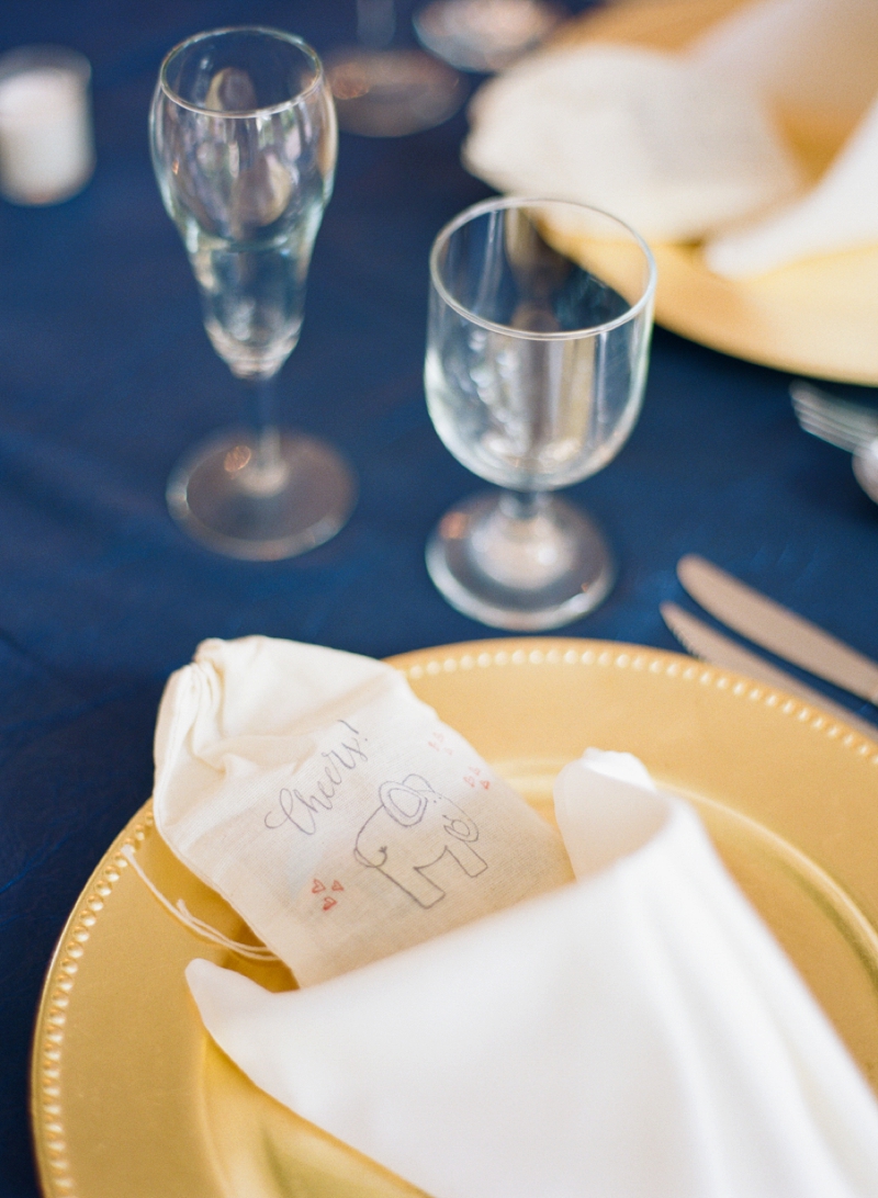 A Navy & Gold Gainesville Wedding via TheELD.com