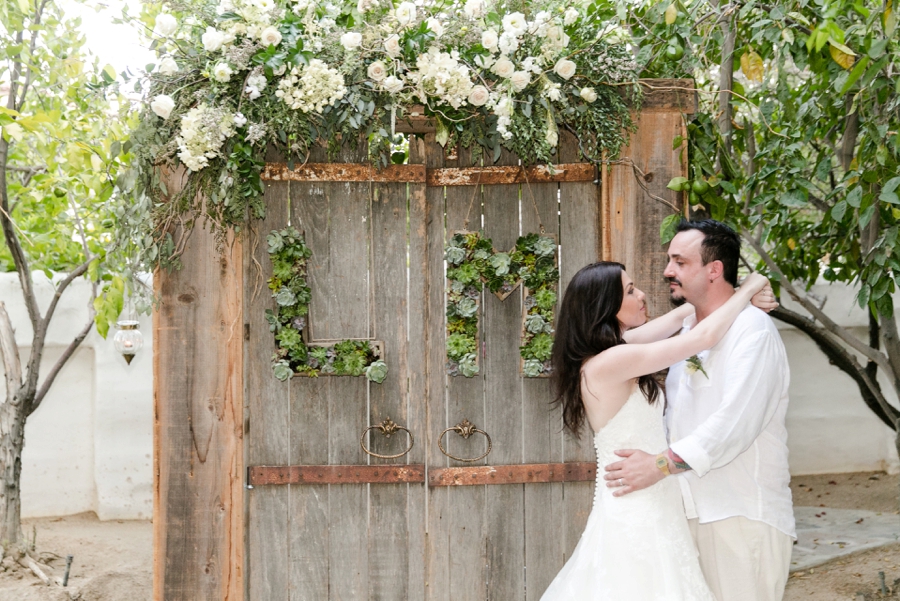 Industrial Chic Palm Springs Wedding via TheELD.com