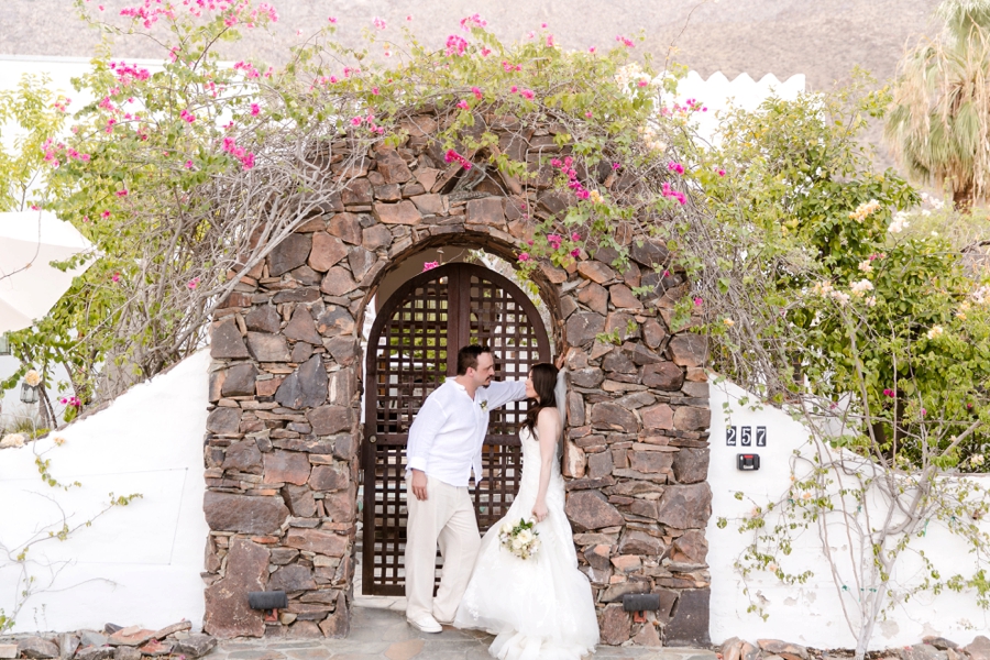 Industrial Chic Palm Springs Wedding via TheELD.com