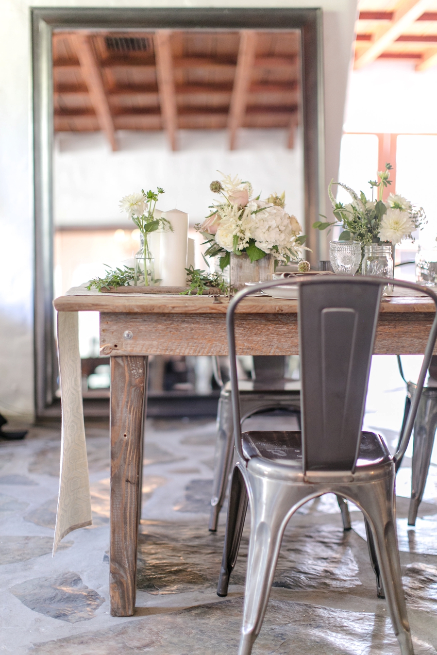 Industrial Chic Palm Springs Wedding via TheELD.com