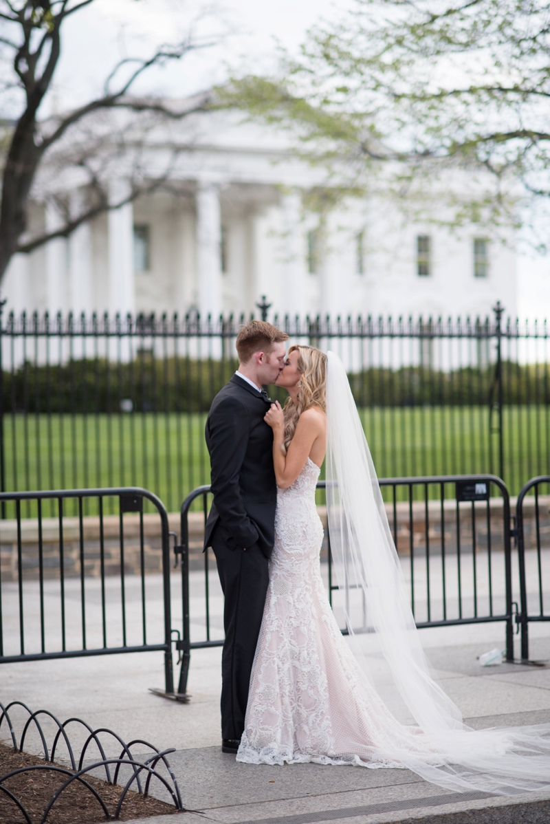 An Elegant Blush & Gold DC Wedding via TheELD.com