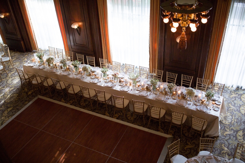 An Elegant Blush & Gold DC Wedding via TheELD.com