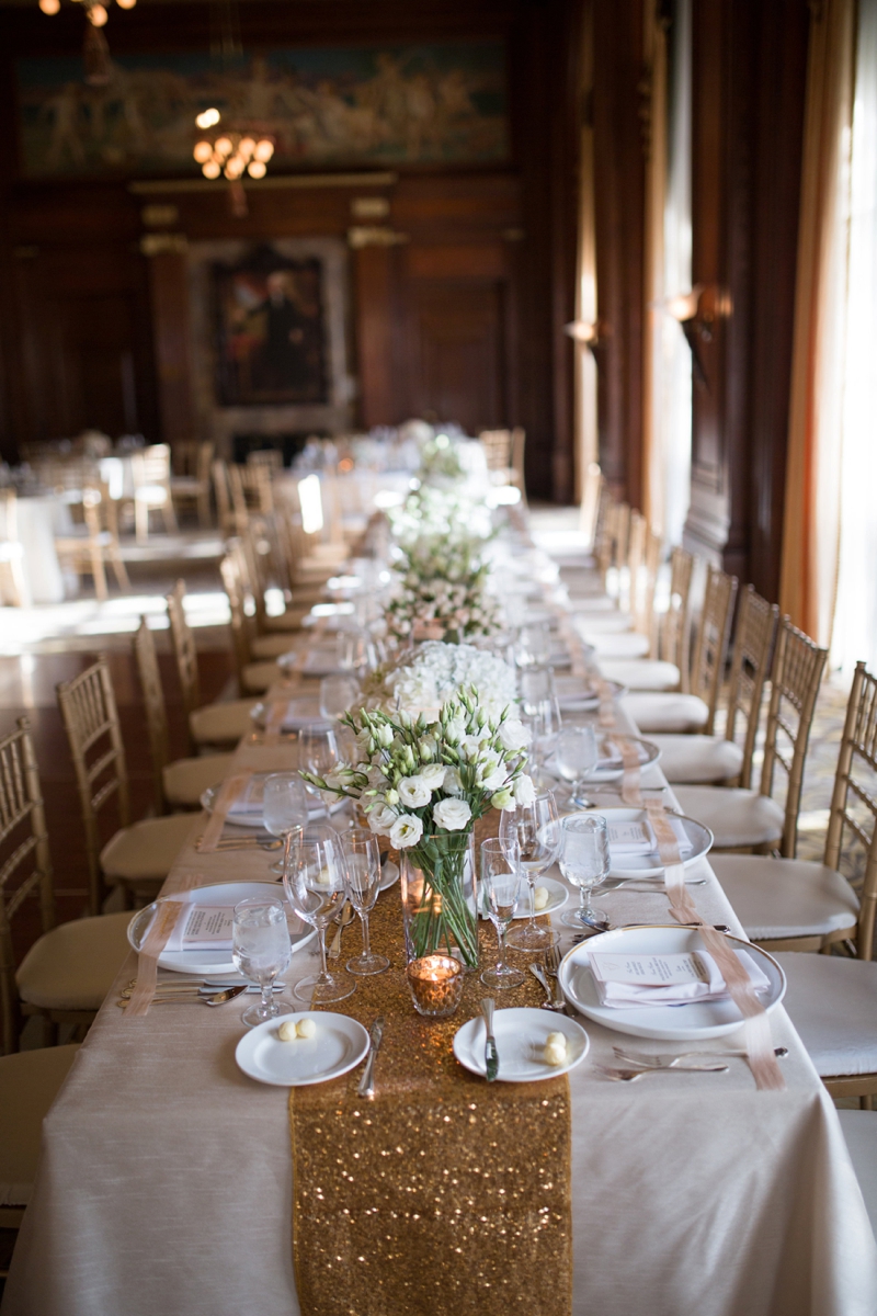 An Elegant Blush & Gold DC Wedding via TheELD.com