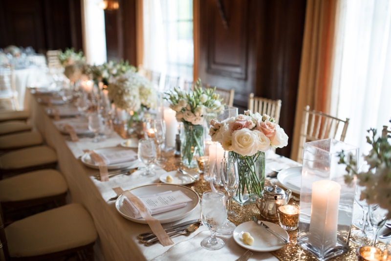 An Elegant Blush & Gold DC Wedding via TheELD.com