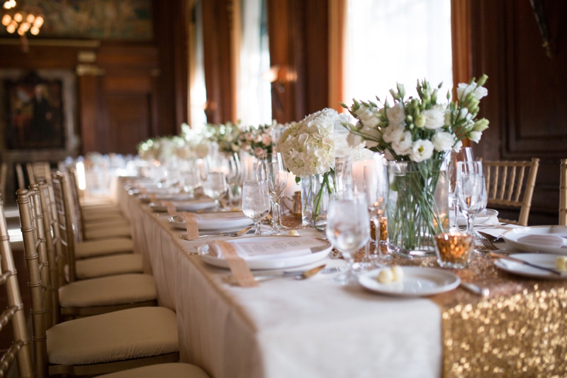 An Elegant Blush & Gold DC Wedding via TheELD.com