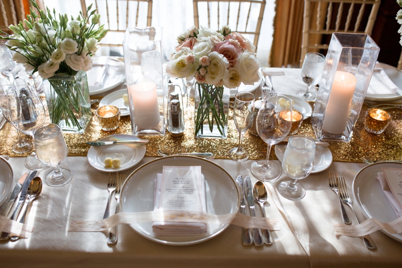 An Elegant Blush & Gold DC Wedding via TheELD.com