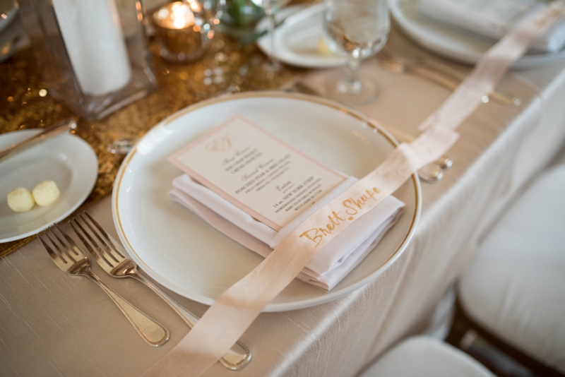 An Elegant Blush & Gold DC Wedding via TheELD.com