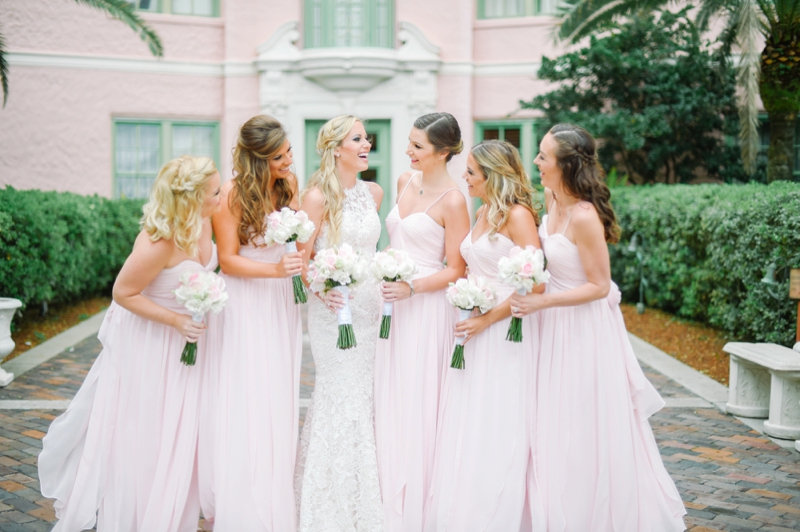 An Elegant Pink St. Petersburg Wedding via TheELD.com