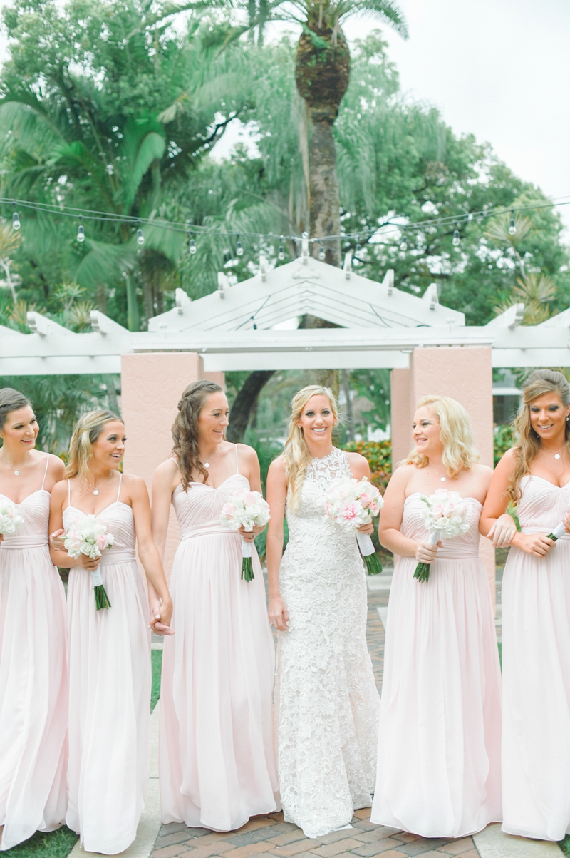 An Elegant Pink St. Petersburg Wedding via TheELD.com