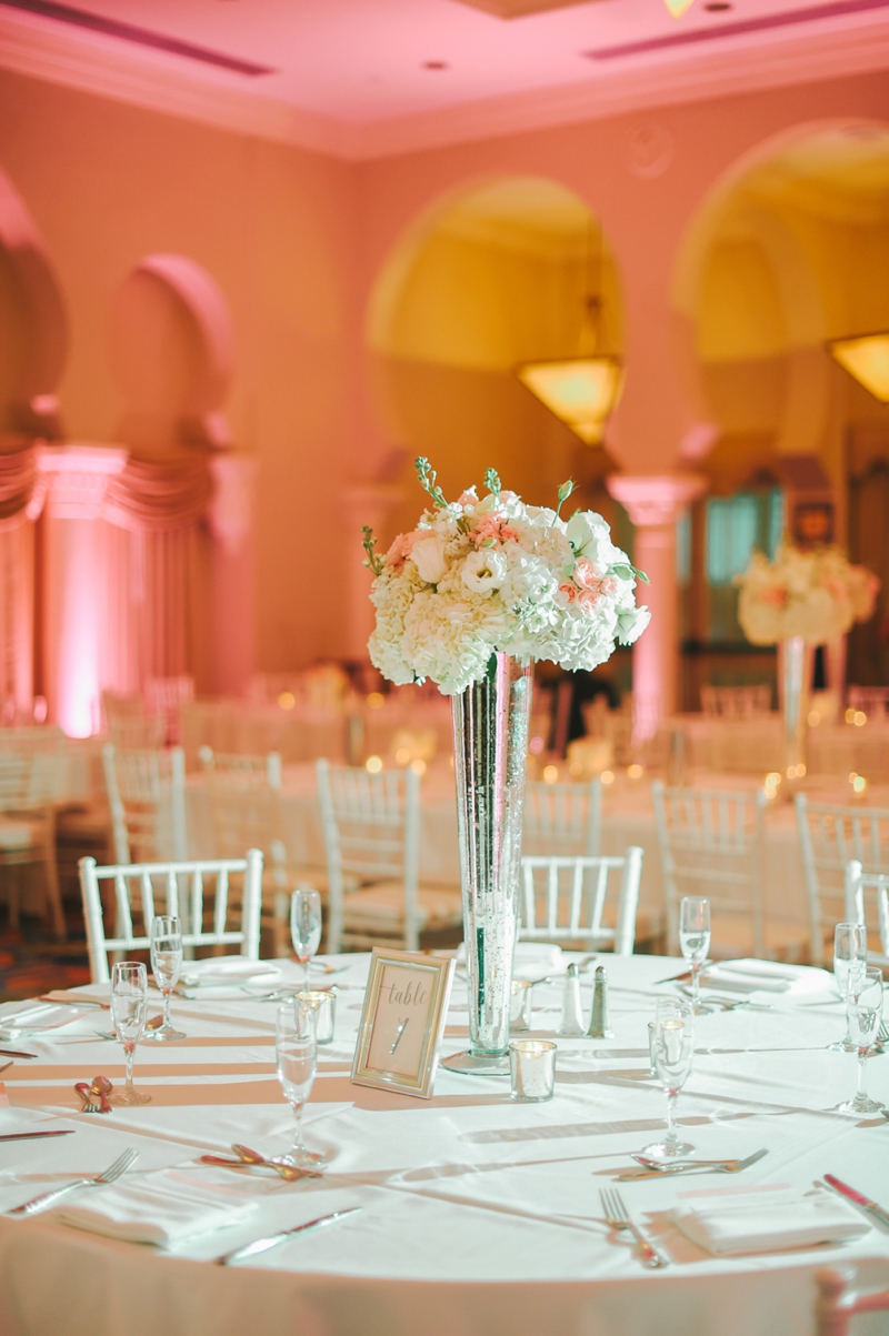 An Elegant Pink St. Petersburg Wedding via TheELD.com