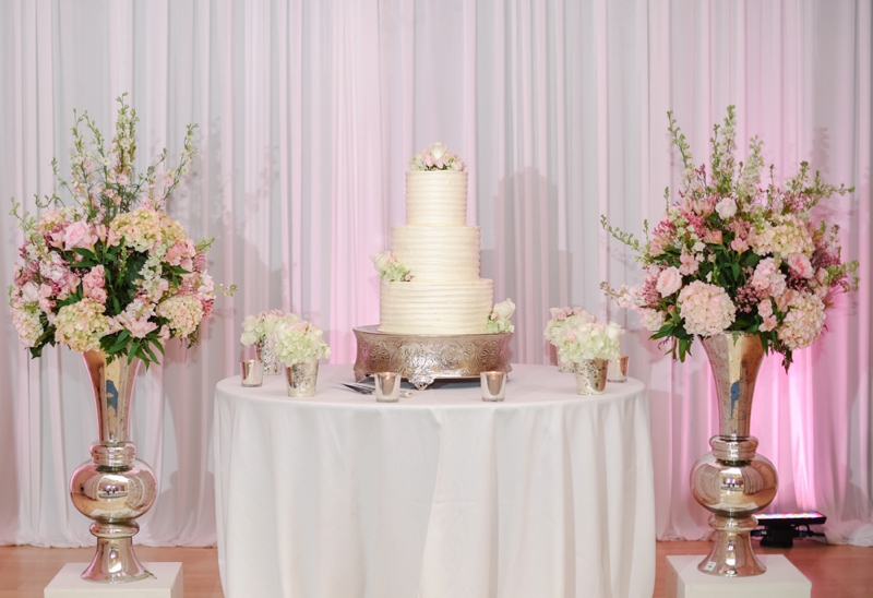 An Elegant Pink St. Petersburg Wedding via TheELD.com